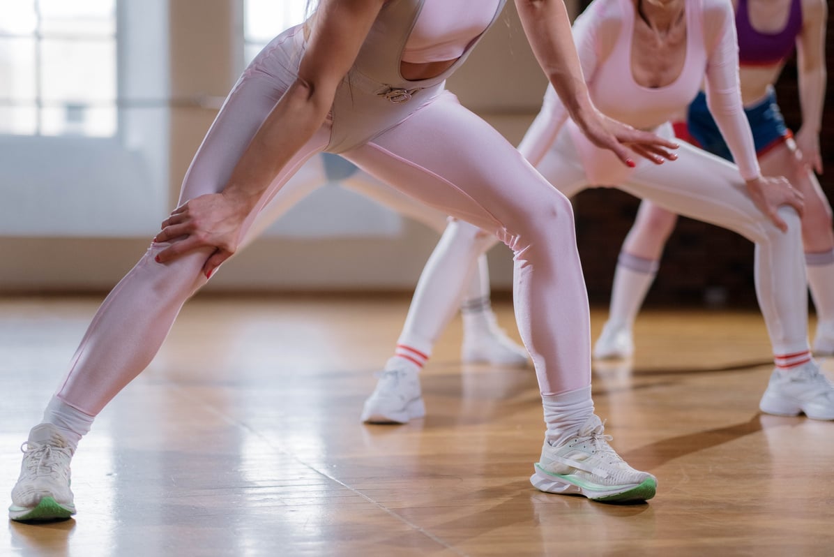 Women in Sports Wear Exercising